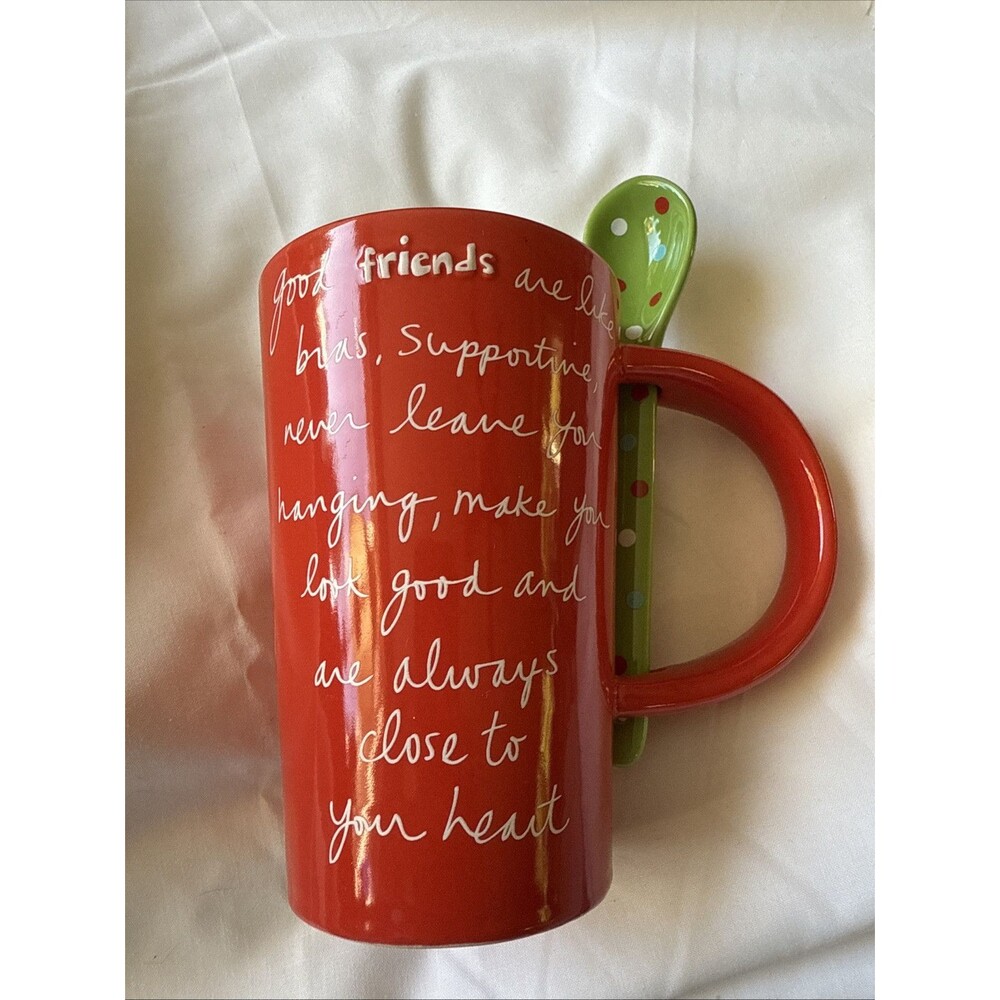 Sandra Magsamen Christmas Friends Mug with Spoon